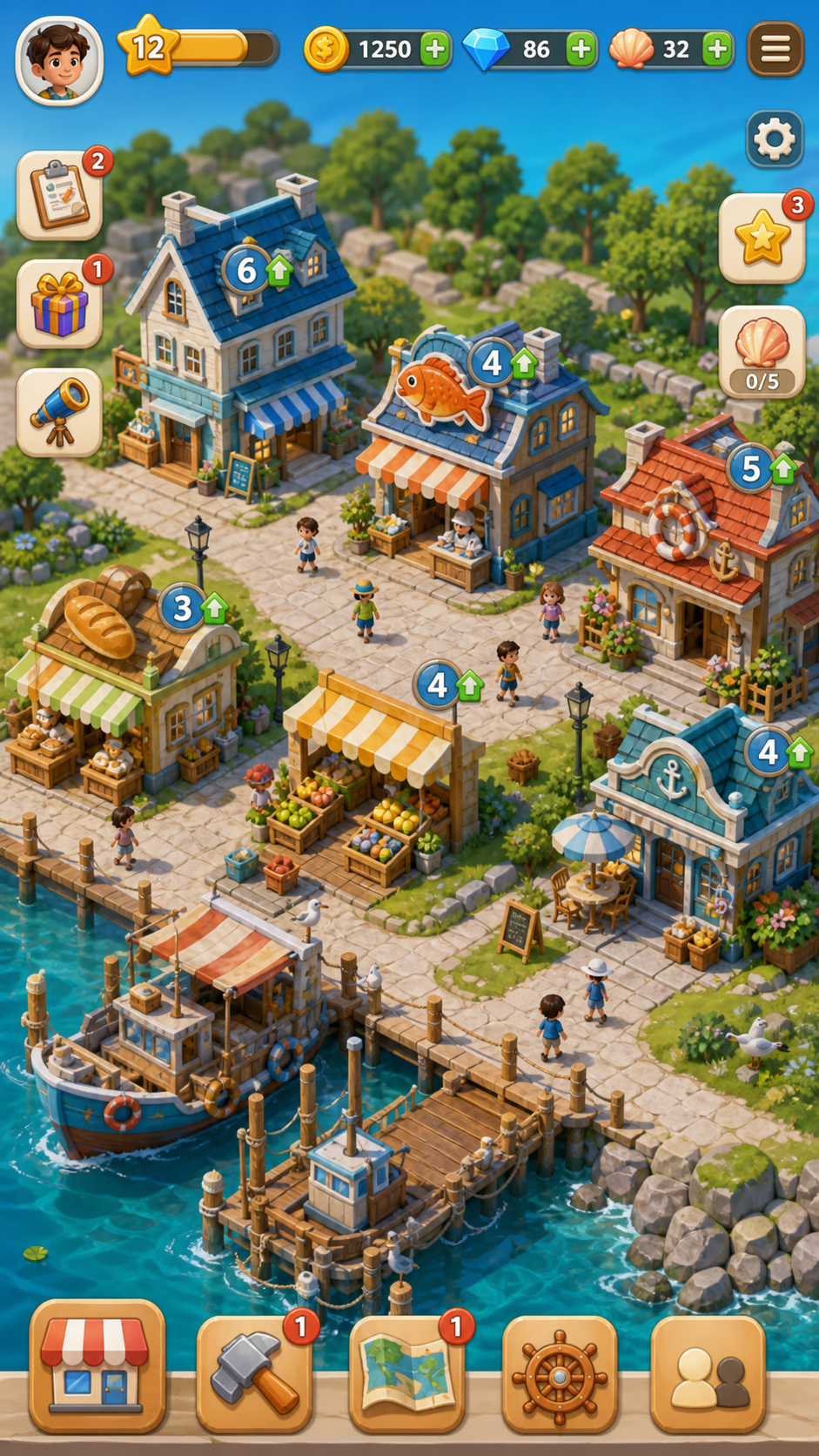 Harbor Nook gameplay screenshot